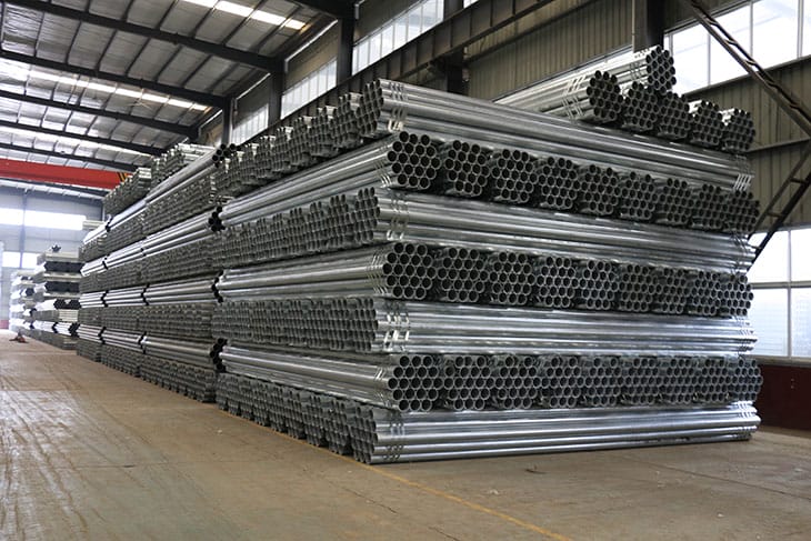 护栏镀锌圆立柱