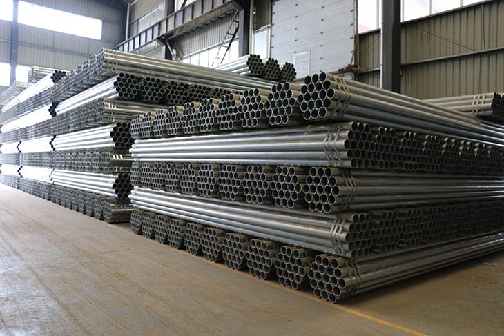 护栏镀锌圆立柱